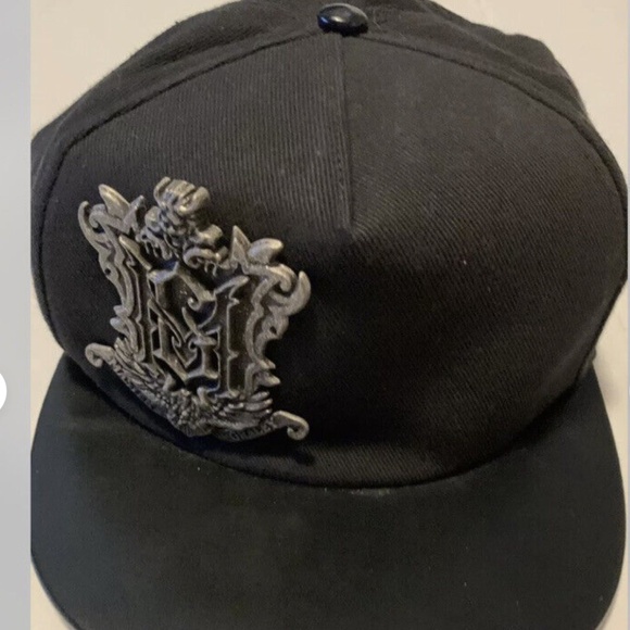 NEW Authentic Disney Parks Haunted Mansion Master Gracey Black Baseball Cap Hat - Picture 3 of 4